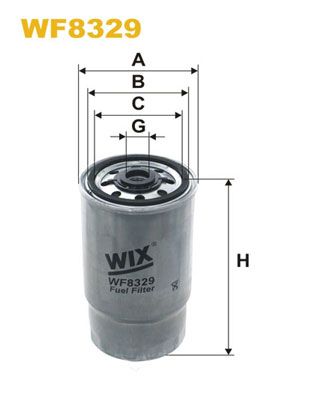 WIX FILTERS Топливный фильтр WF8329